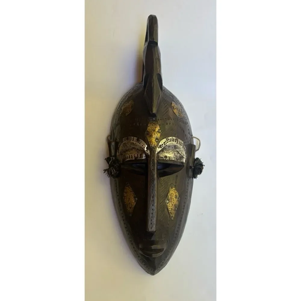 Vintage Africain Wood Marka Tribe Mask Handmade - Picture 1 of 9